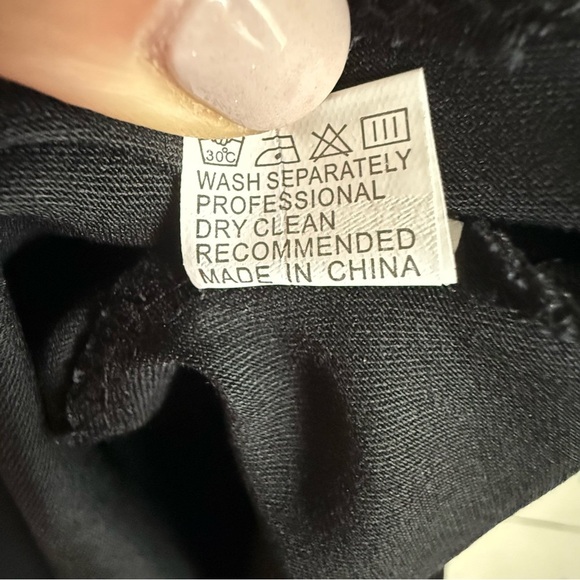 Elegant Black Sleeveless Midi Dress with Stretch | Sz M - Picture 6 of 6